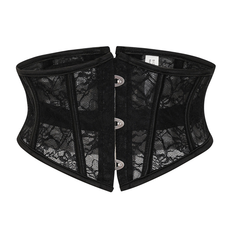 Victorian Style Lace Underbust Corset Belt Women Sexy Gothic Waist Cincher